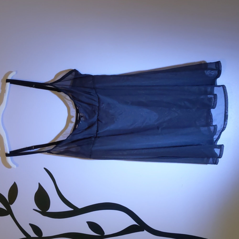 Vintage Victoria's Secret Y2K Babydoll Lingerie Teddy Nightgown, sheer mesh, S - Picture 4 of 16